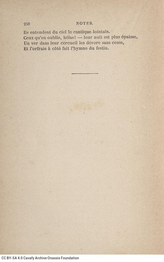 18.5 x 12 cm; 4 s.p. + 254 p. + 2 s.p., price of the book “2 francs” on its spine. L. 1 half-title page with information 